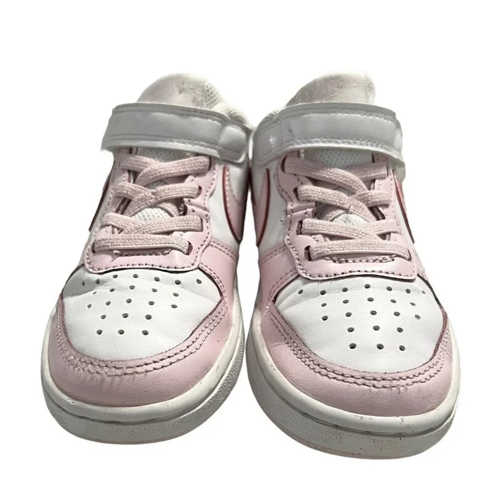 Nike Sz 12 Pink Court Borough Low 2 Sneakers